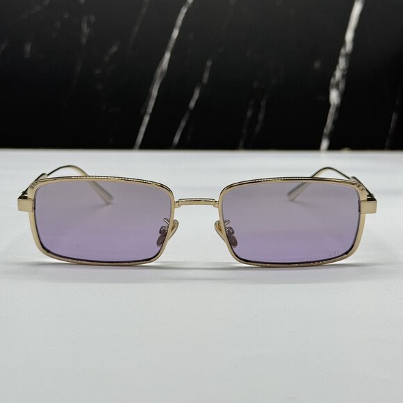 NEW DIOR DIORCANNAGE S2U C0G6 UNISEX GOLD/PURPLE SUNGLASSES - Picture 3 of 10